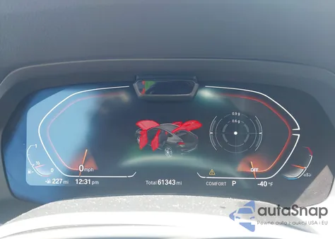 2022 BMW X6 xDrive40I z USA, uszkodzony, nr VIN 5UXCY6C08N9L64415